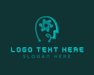 Artificial Intelligence - Artificial Intelligence Developer logo design