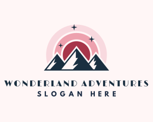 Sunshine Mountain Peak logo design