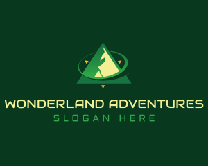 Compass Mountain Peak logo design