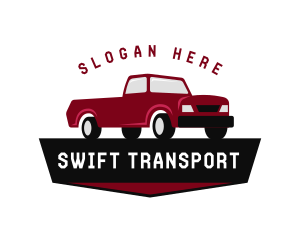 Delivery Truck Transportation logo design