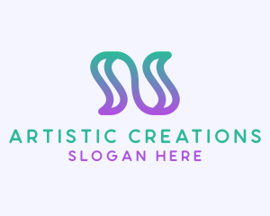 Creative - Wavy Digital Creative logo design