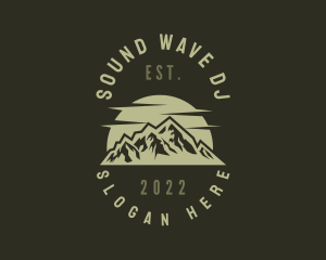 Simple Mountain Summit Logo