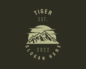 Hills - Simple Mountain Summit logo design