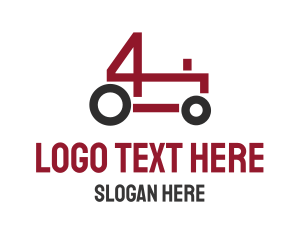 Ecosystem - Agriculture Farming Tractor logo design