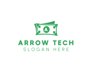 Money Bill Arrow logo design