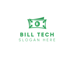 Money Bill Arrow logo design