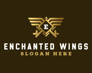 Deluxe Key Wings logo design