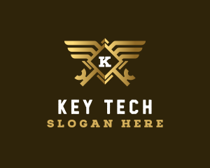 Deluxe Key Wings logo design