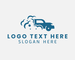 Automobile - Car Water Bubbles logo design