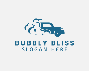 Car Water Bubbles logo design