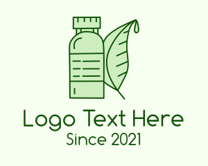 Relax - Green Leaf Extract logo design