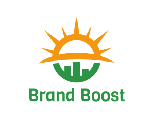 Marketing - Sun Statistics Financial Marketing logo design