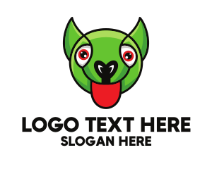 Tongue - Green Goblin Head logo design