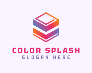 Colorful Cube Software logo design