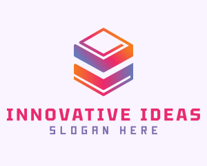 Colorful Cube Software logo design