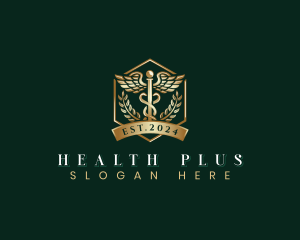 Medical Caduceus Health logo design