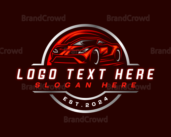 Car Racing Vehicle Logo