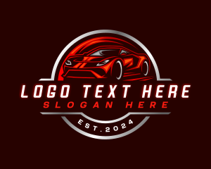 Auto - Car Racing Vehicle logo design