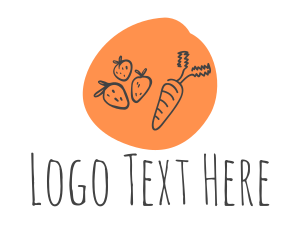 Veggie - Organic Food Market logo design