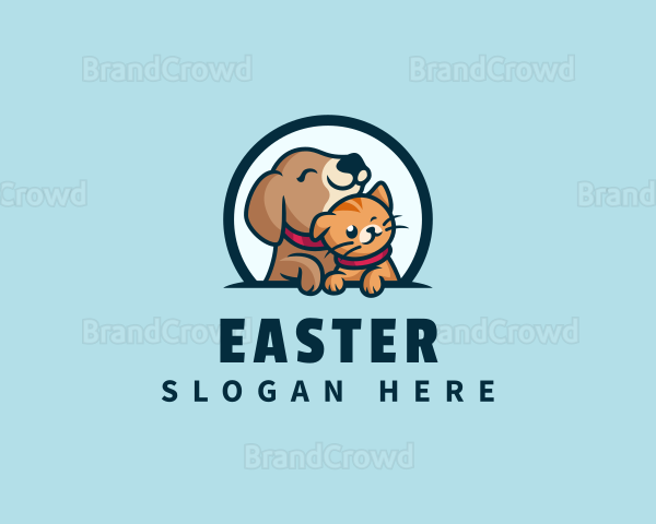 Shelter Pet Animal Logo