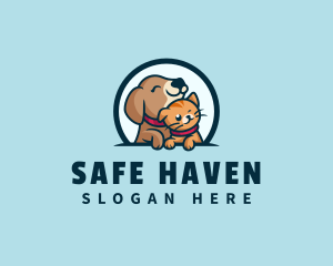 Shelter Pet Animal logo design