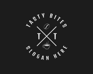 Organic Coffee Bean Cafe Logo