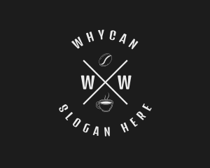 Organic Coffee Bean Cafe Logo