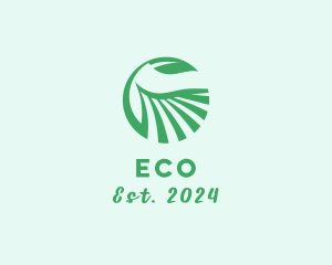 Organic Produce - Green Eco Farming logo design