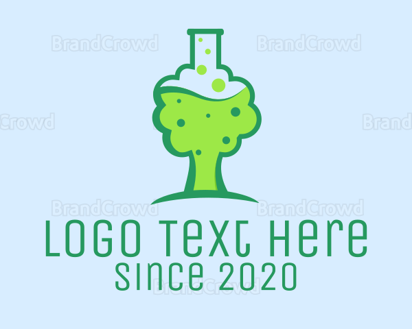 Tree Test Tube Logo