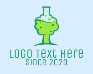 Experiment - Tree Test Tube logo design