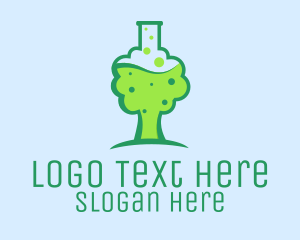 Tree Test Tube Logo