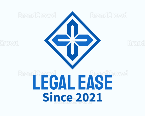 Blue Cross Crystal Logo