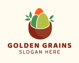 Grains - Natural Food Spices logo design