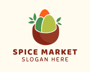 Natural Food Spices logo design