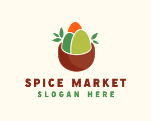 Natural Food Spices logo design