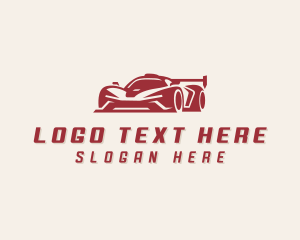 Supercar - Race Car Automotive logo design