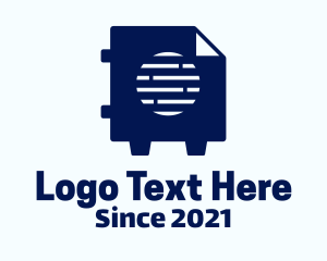 Safety - File Document Locker logo design