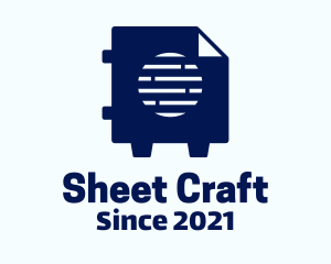 Sheet - File Document Locker logo design