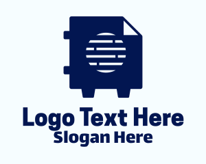 File Document Locker Logo