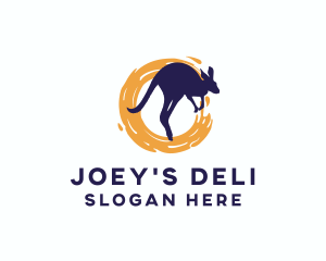 Joey - Wild Kangaroo Paint logo design