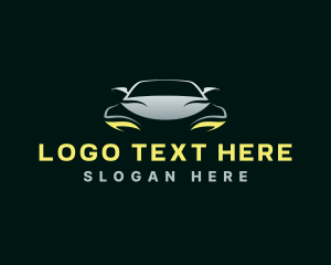 Silhouette - Automotive Car Shadow logo design