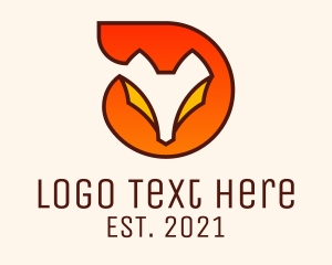 Campfire - Fox Flame Wildlife logo design