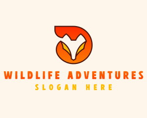 Fox Flame Wildlife  logo design