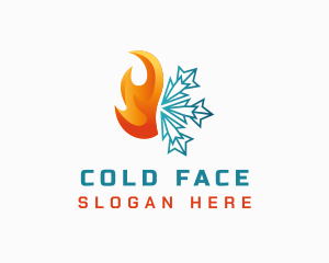 Fire Cold Snow  logo design