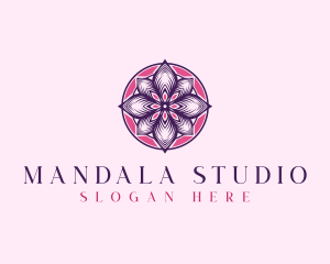 Mandala - Mandala Flower Petals logo design