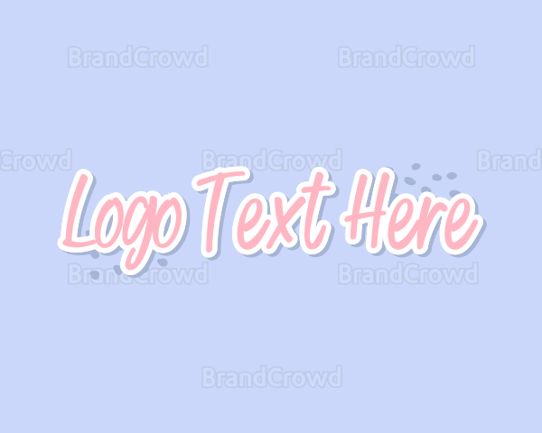 Playful Fun Handwriting Logo