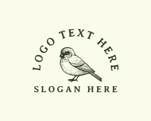 Aviary - Sparrow Bird Aviary logo design