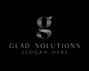 Premium Mettalic Boutique Letter G logo design