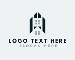 Home Improvement - Home Roof Repair logo design