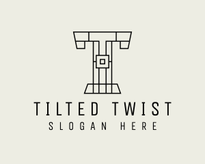 Minimalist Business Firm Letter T  logo design